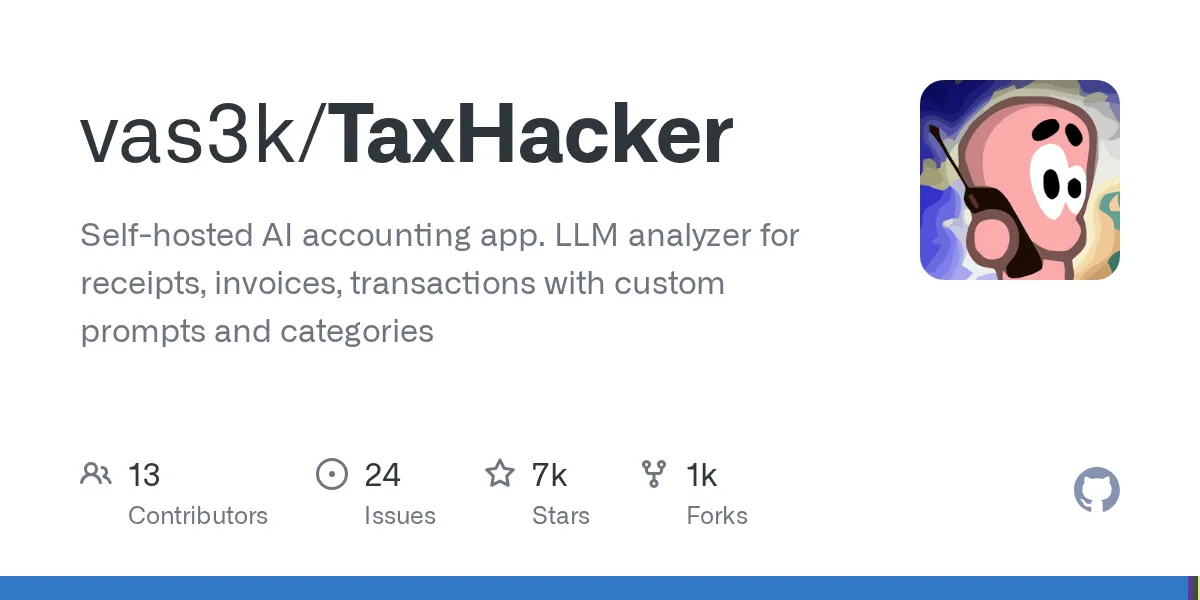 TaxHacker: Self-Host an AI Accounting Assistant for Freelancers, Free and Private (2026 Guide)